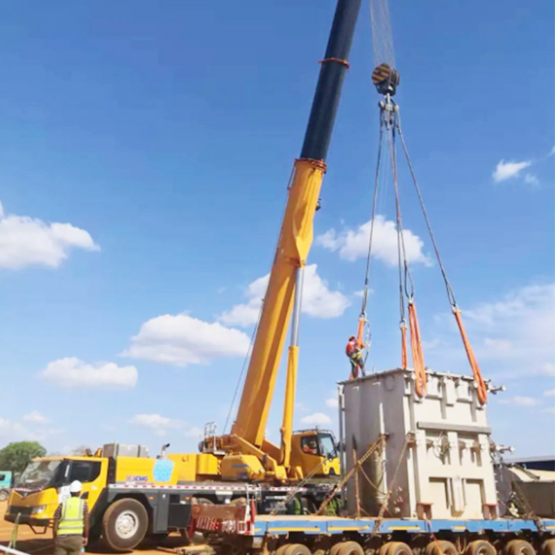 Grue télescopique montée sur camion de GSQS450-5 18Ton avec la taille de levage de 23.8m